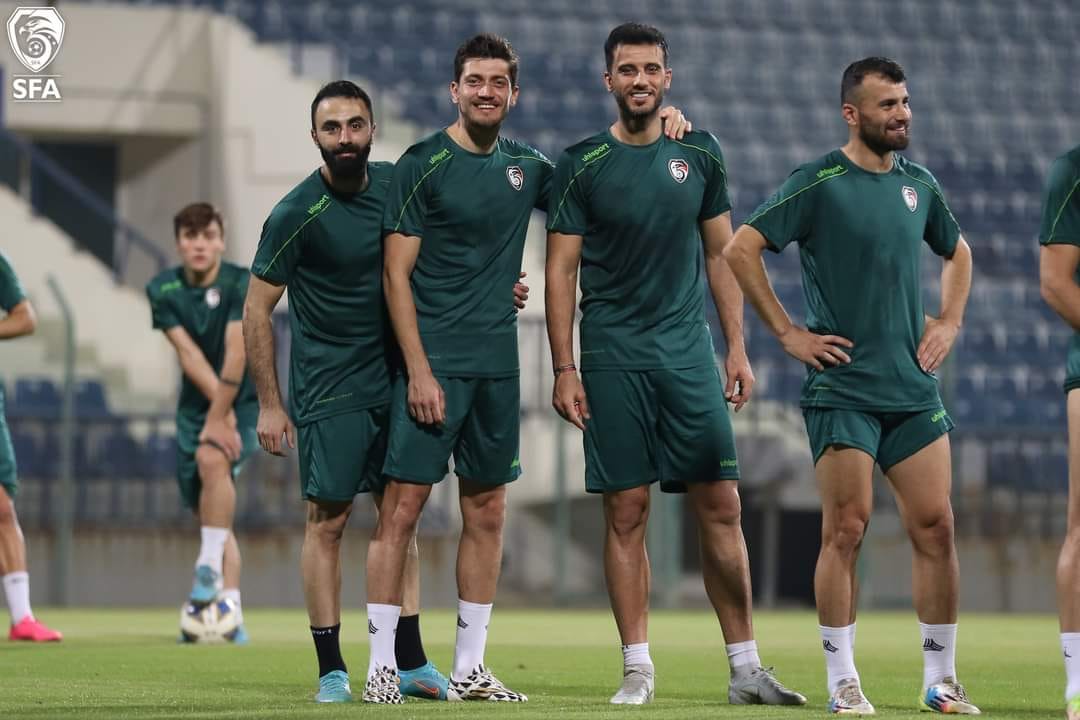 لاعبو المنتخب السوري