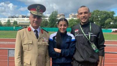 ميدالية فضية لسورية في دورة الألعاب العسكرية بروسيا
