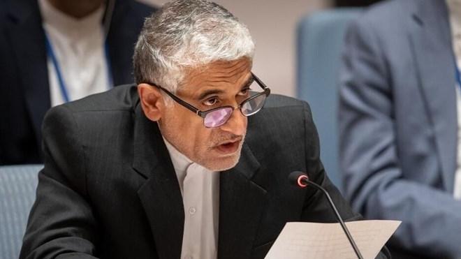 سفير وممثل إيران الدائم لدى منظمة الأمم المتحدة أمير سعيد إيرواني 