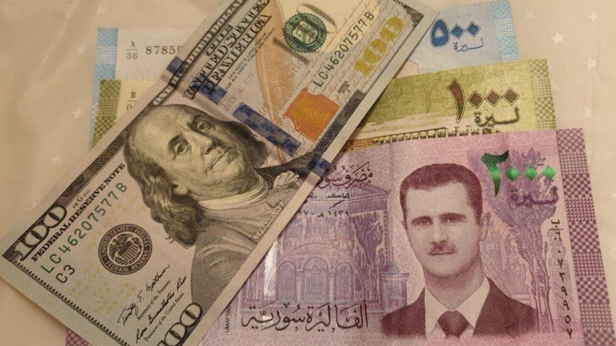 ليرة سورية مقابل الدولار