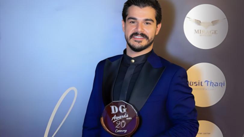 خالد شباط ينال جائزة التميز والإبداع بمهرجان دير جيست 2023