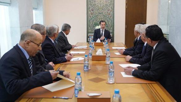 الرئيس الأسد يلتقي لجنة الإشراف في حزب البعث