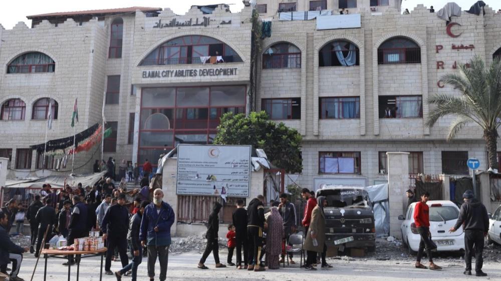 مستشفى الأمل المحاصر في قطاع غزة