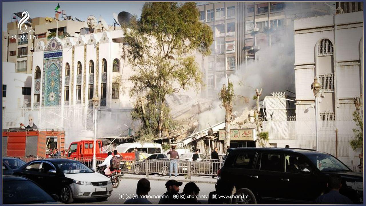 التلفزيون الإيراني: ارتفاع عدد ضحايا الهجوم على القنصلية الإيرانية في دمشق إلى 13