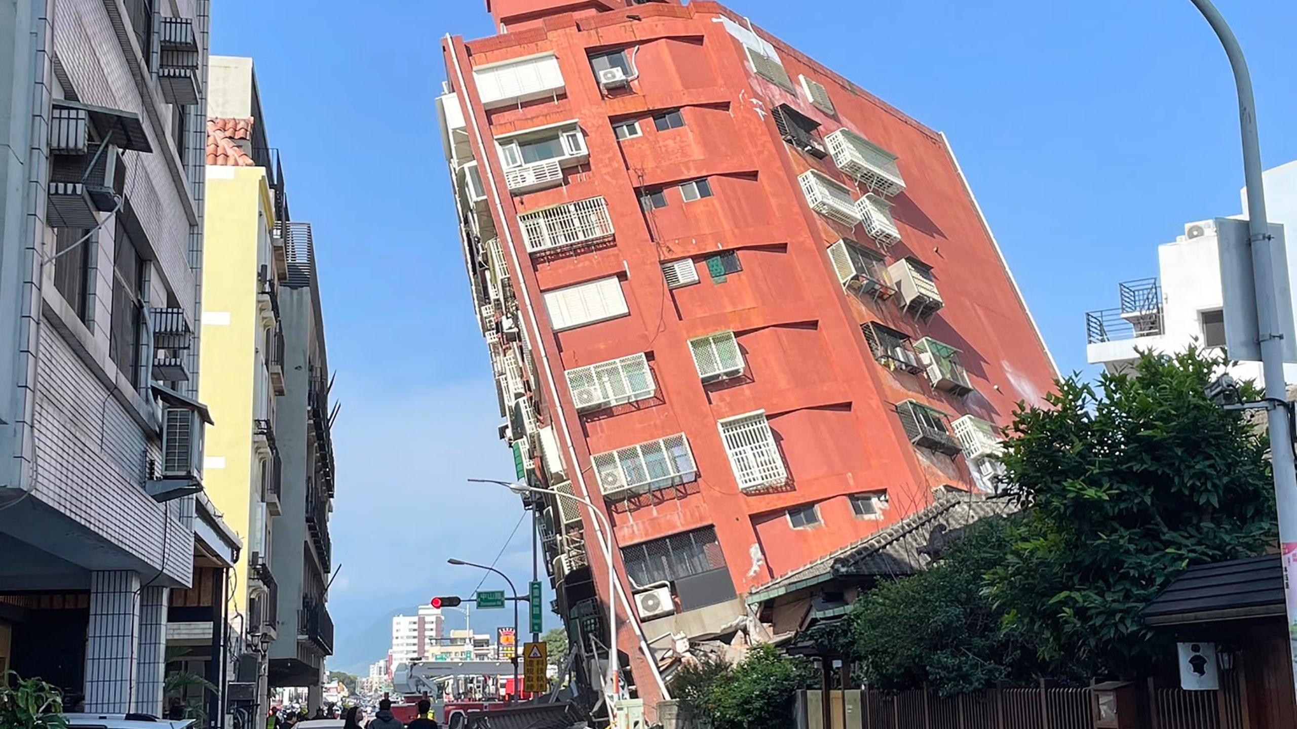 زلزال هو الأعنف منذ ربع قرن يضرب تايوان