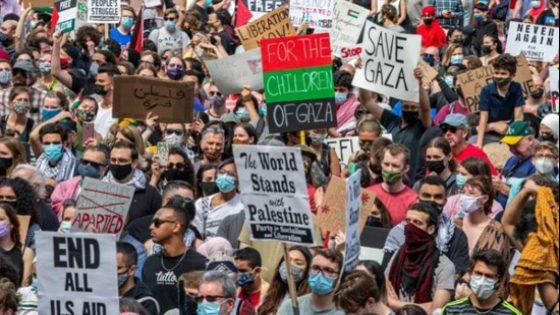 احتجاجات في جامعات وعواصم أوروبية تنديداً بالعدوان على قطاع عزة
