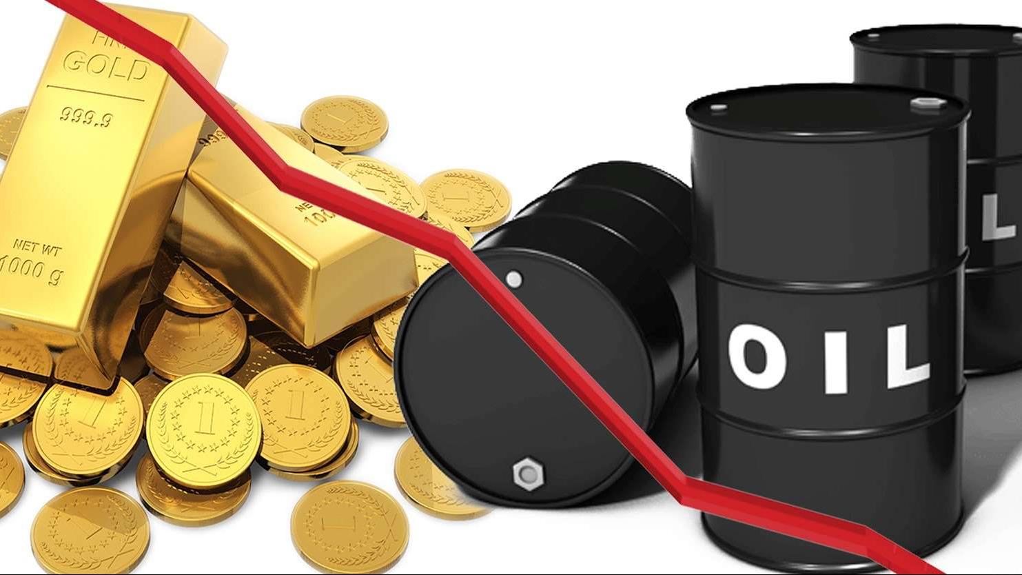 أسعار الذهب والنفط في تراجعٍ عالمي