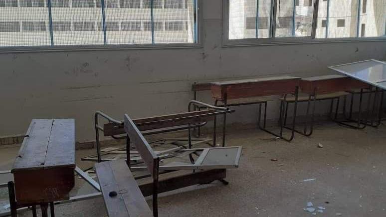 وزارة التربية: تضرر مدرستين جراء العدوان الإسرائيلي على منطقة حجيرة 