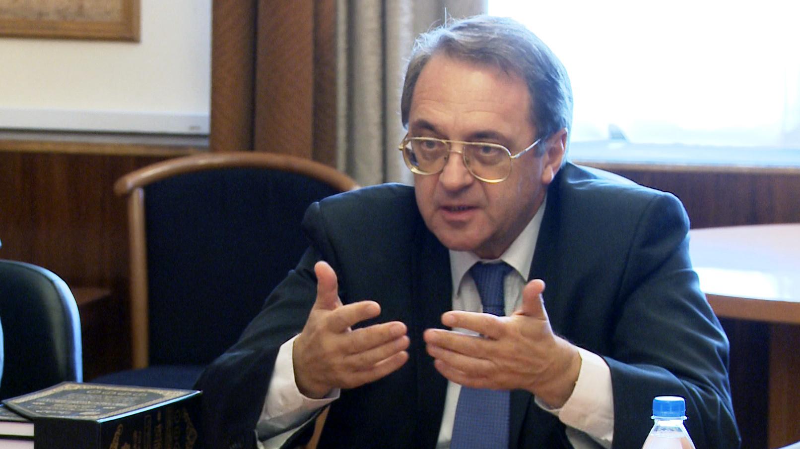 نائب وزير الخارجية الروسي - ميخائيل بوغدانوف 