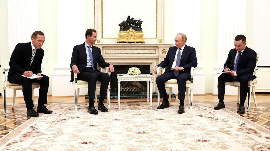 الرئيس الأسد والرئيس الروسي بوتين